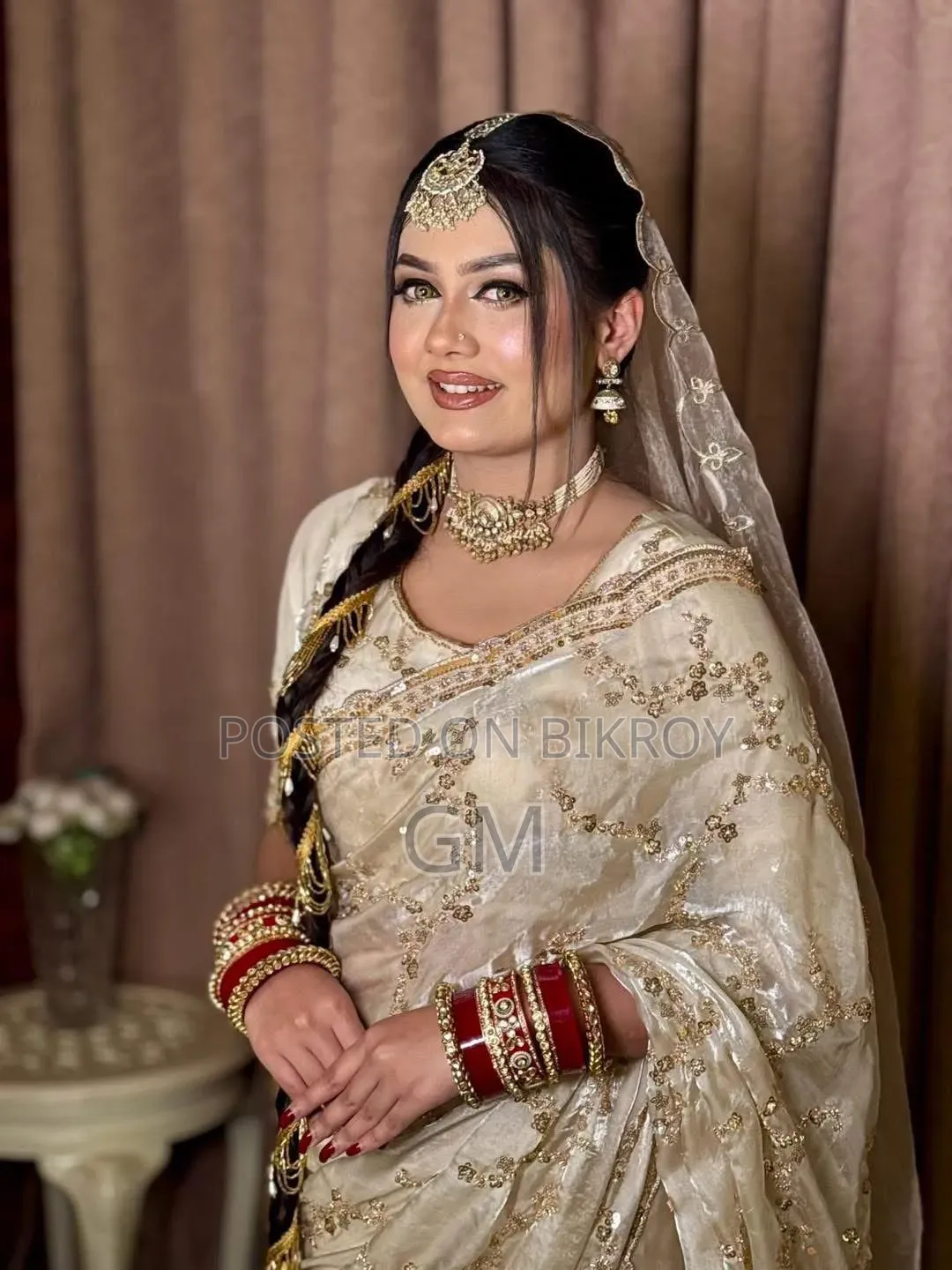 Indian Georgette Sharee With Blouse Piece