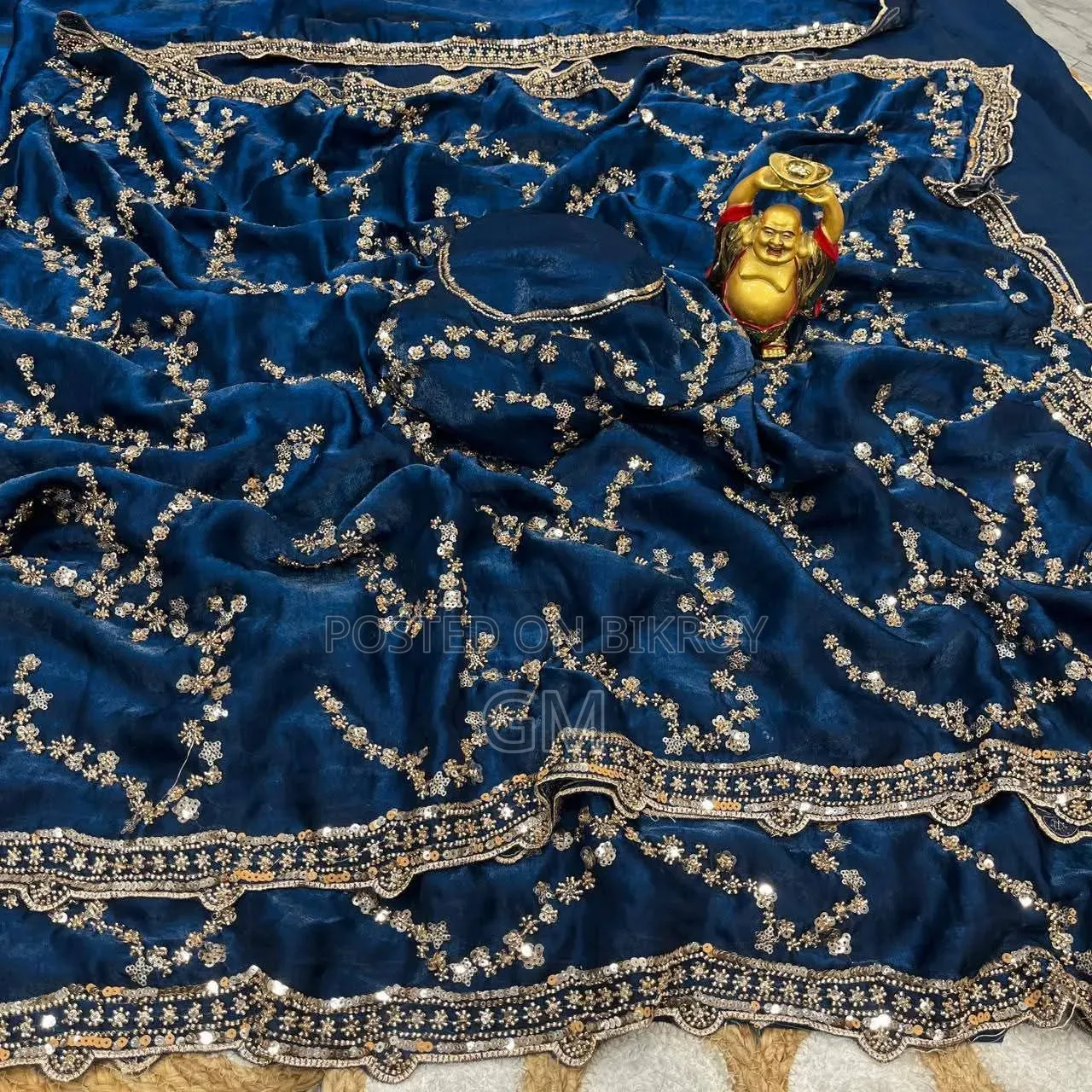 Indian Georgette Sharee With Blouse Piece