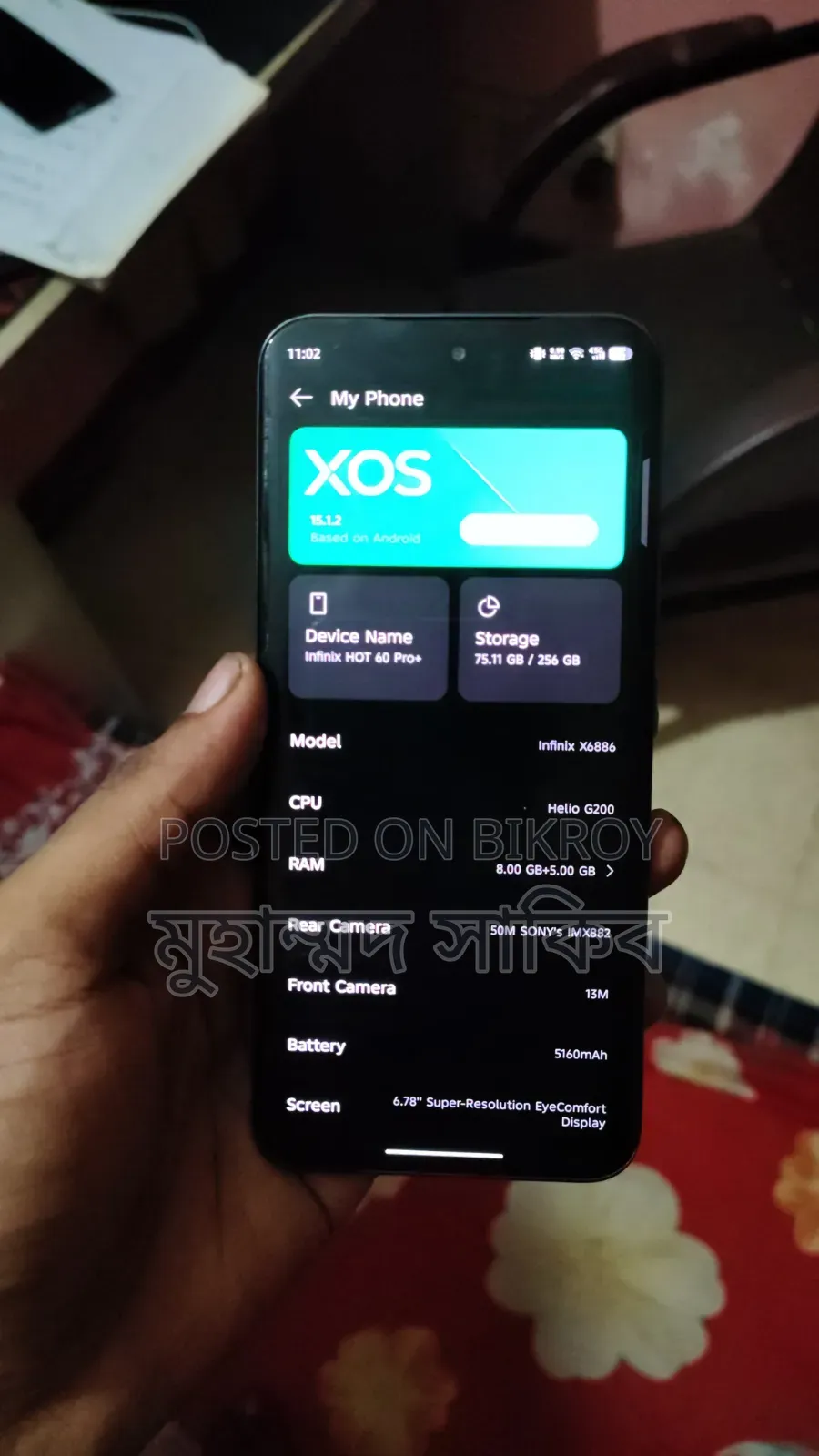 Infinix Hot 60 Pro+ 256 GB Gray