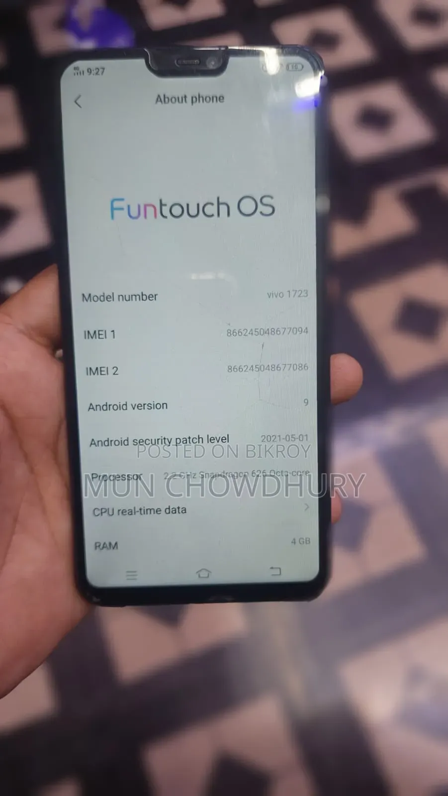 Vivo V9 64 GB Black