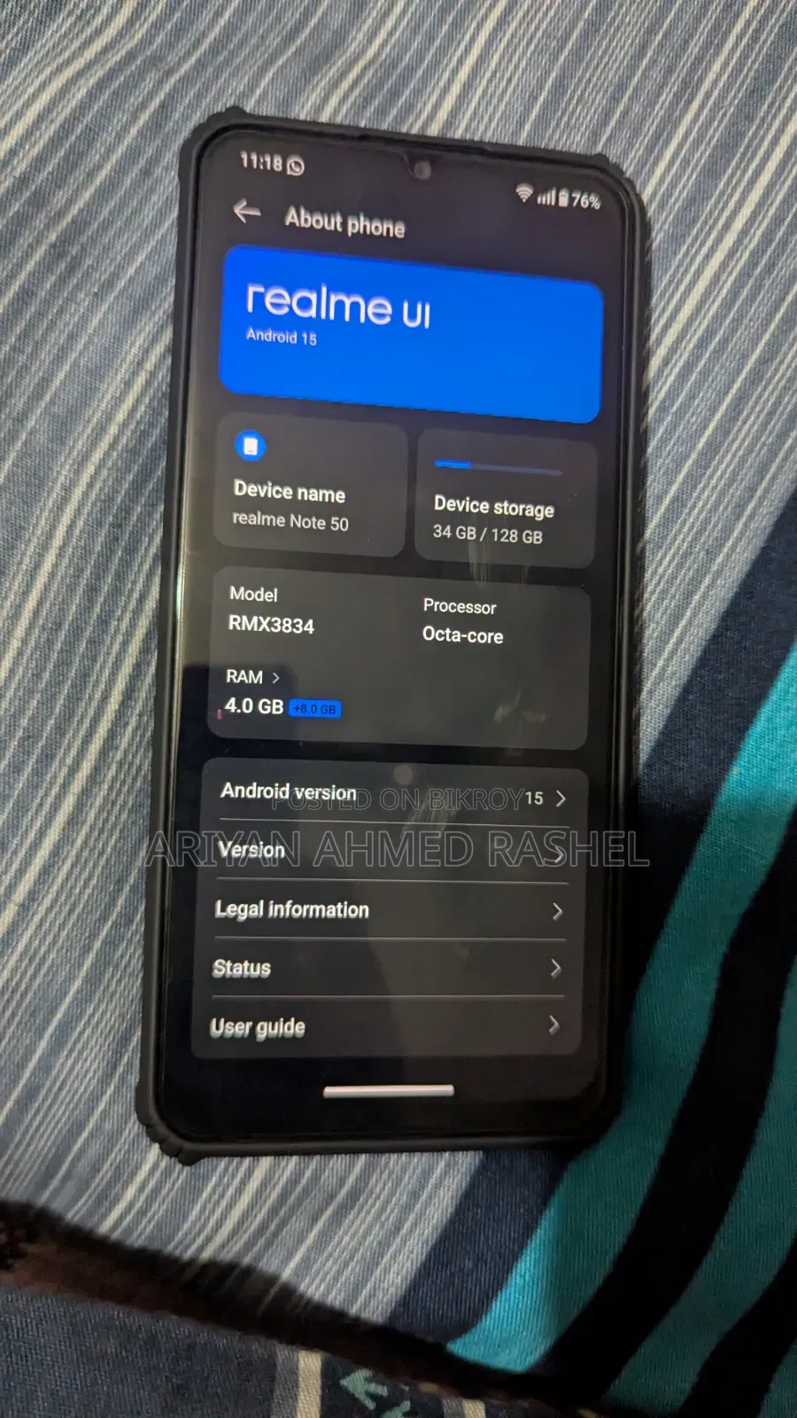 Realme Note 50 128 GB Purple