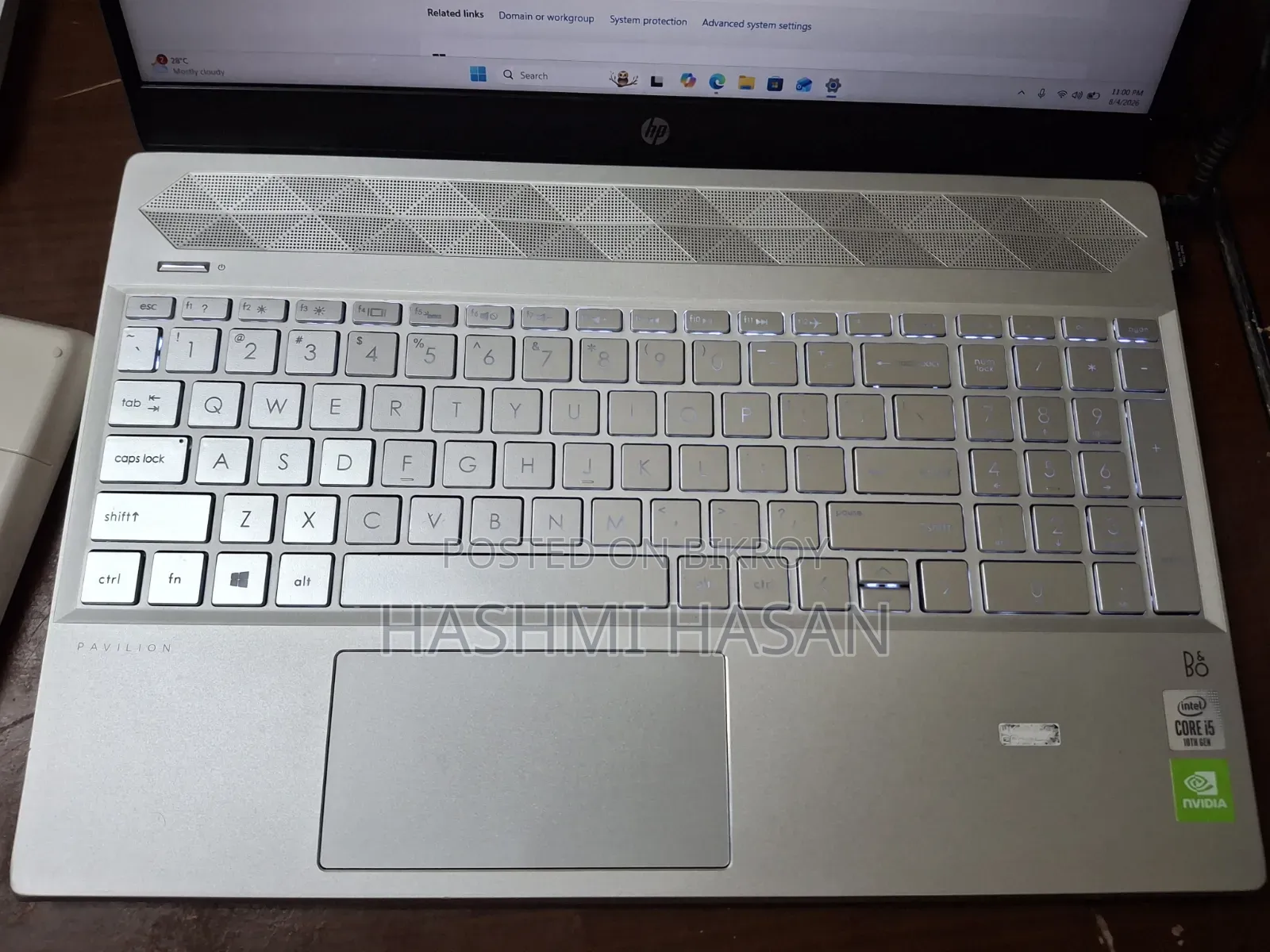 Laptop HP Pavilion 15-Cs3063cl 8GB Intel Core I5 SSD 256GB