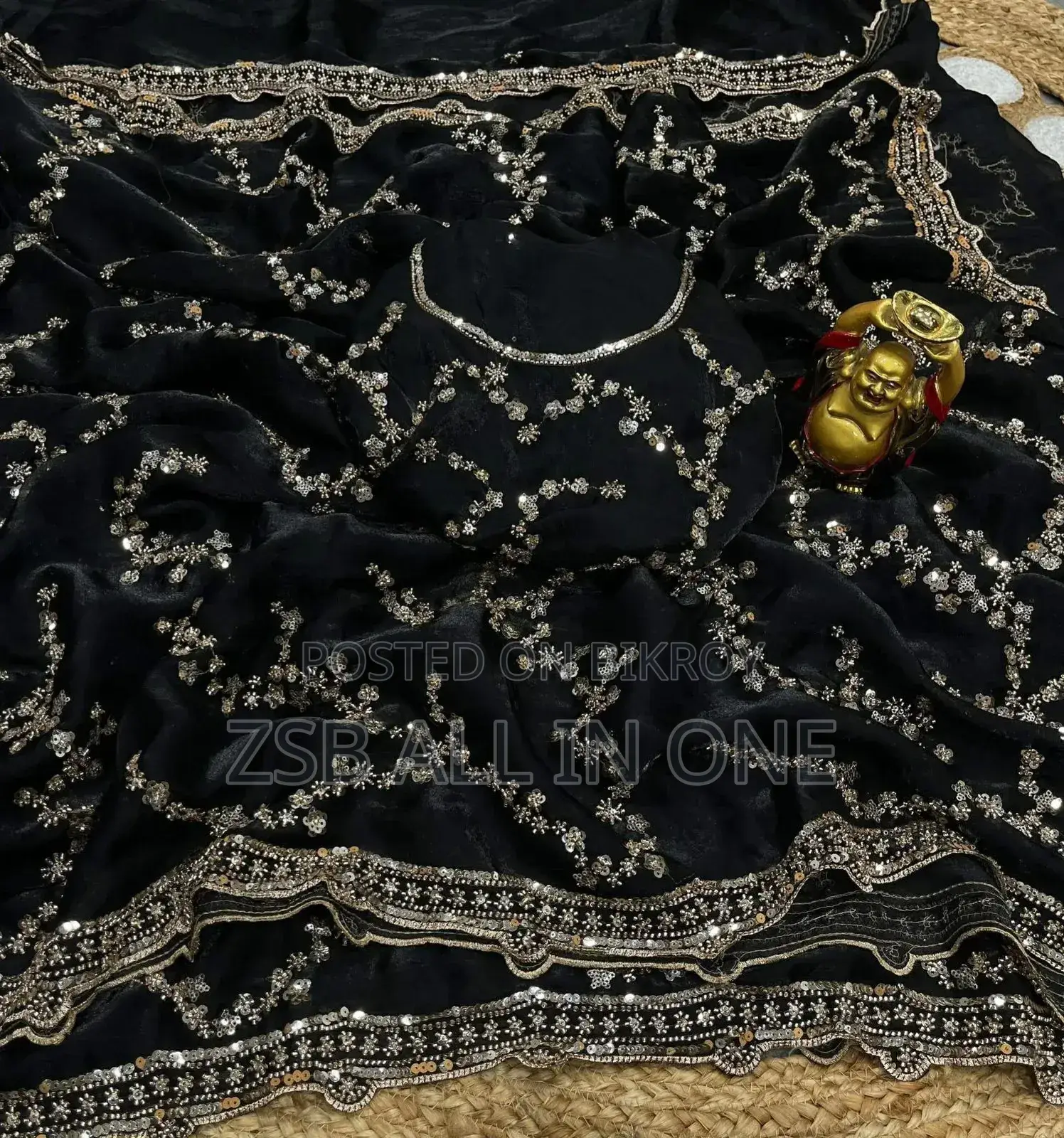 Indian Georgette Sharee With Blouse Piece