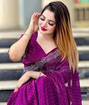Georgette Sharee With Blouse Piece
