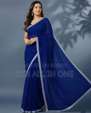 Georgette Sharee With Blouse Piece