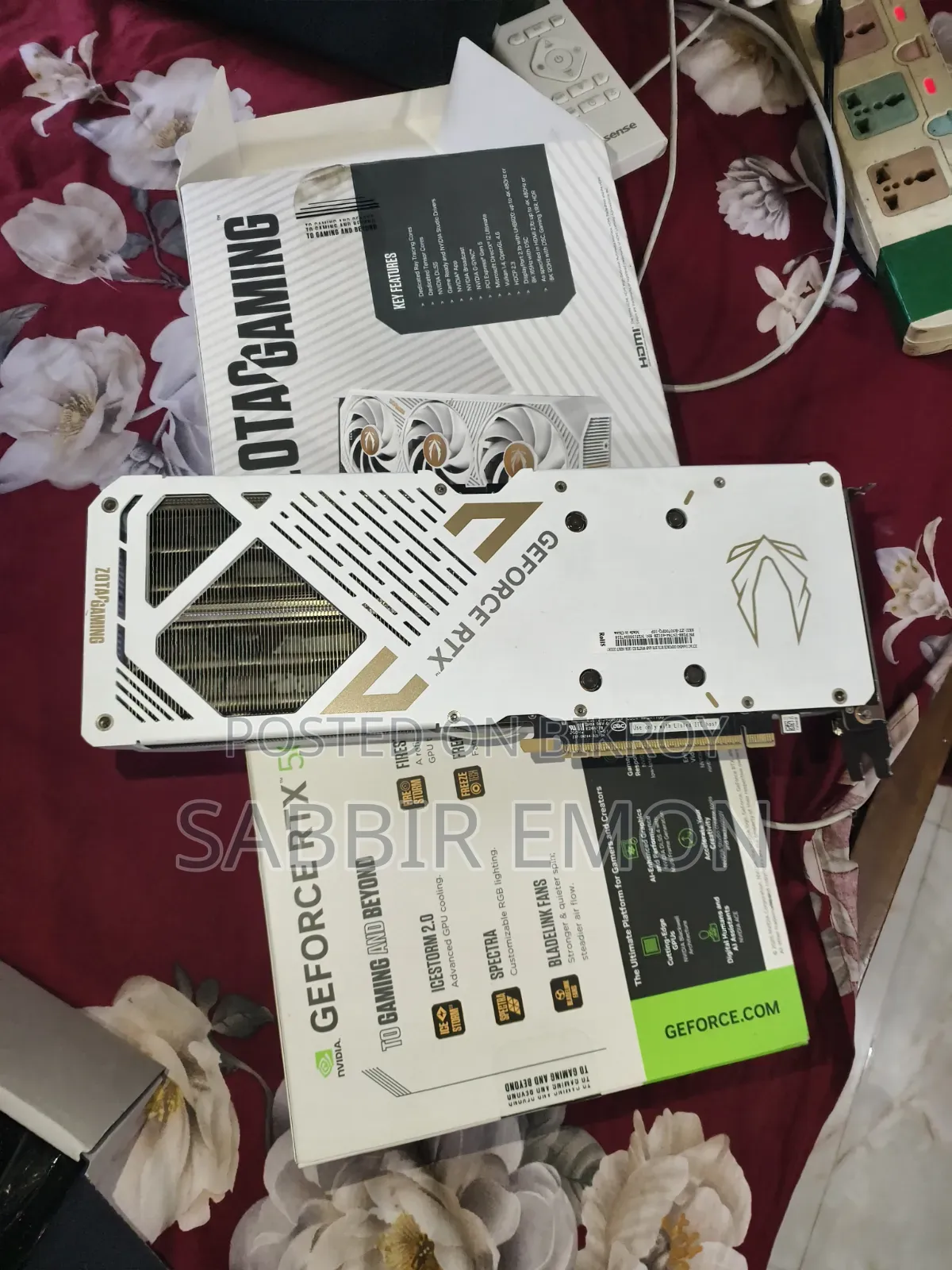 Zotac Nvidia RTX 5070 AMP 12GB White With 4 Years Warranty