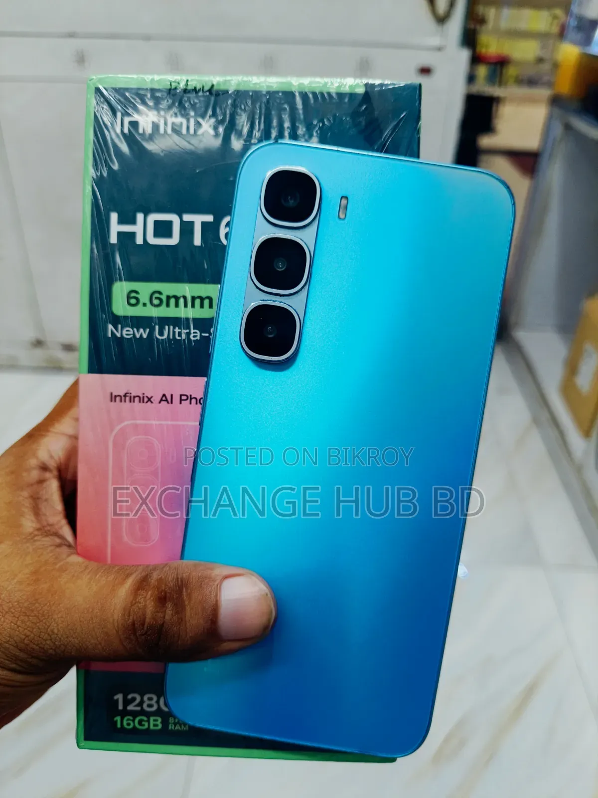 ইনফিনিক্স হট ৬০ প্রো ১২৮ জিবি ব্লু