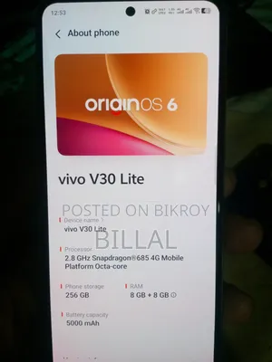 New Vivo V30 Lite 256 GB Green