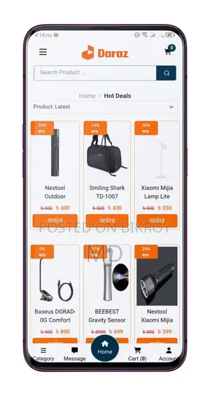 Daraz Style E-Commerce Website
