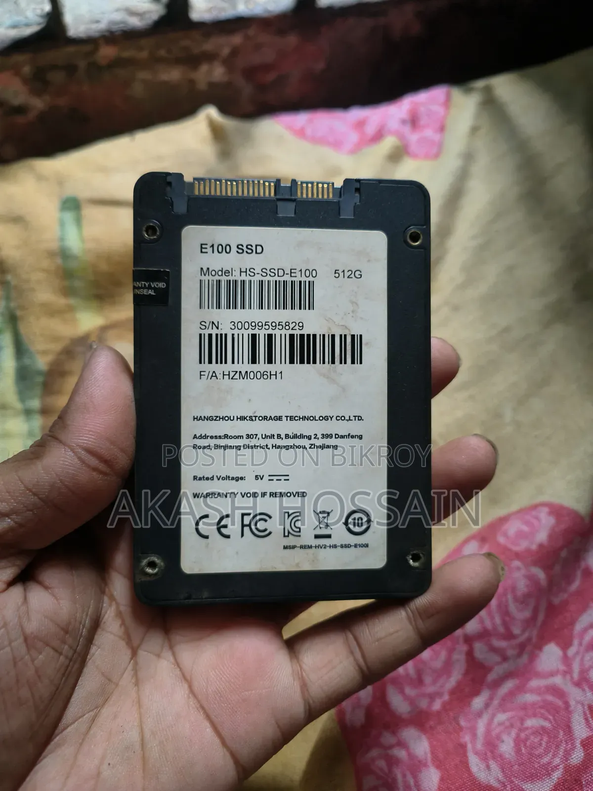 Hikvision SSD E100 512gb