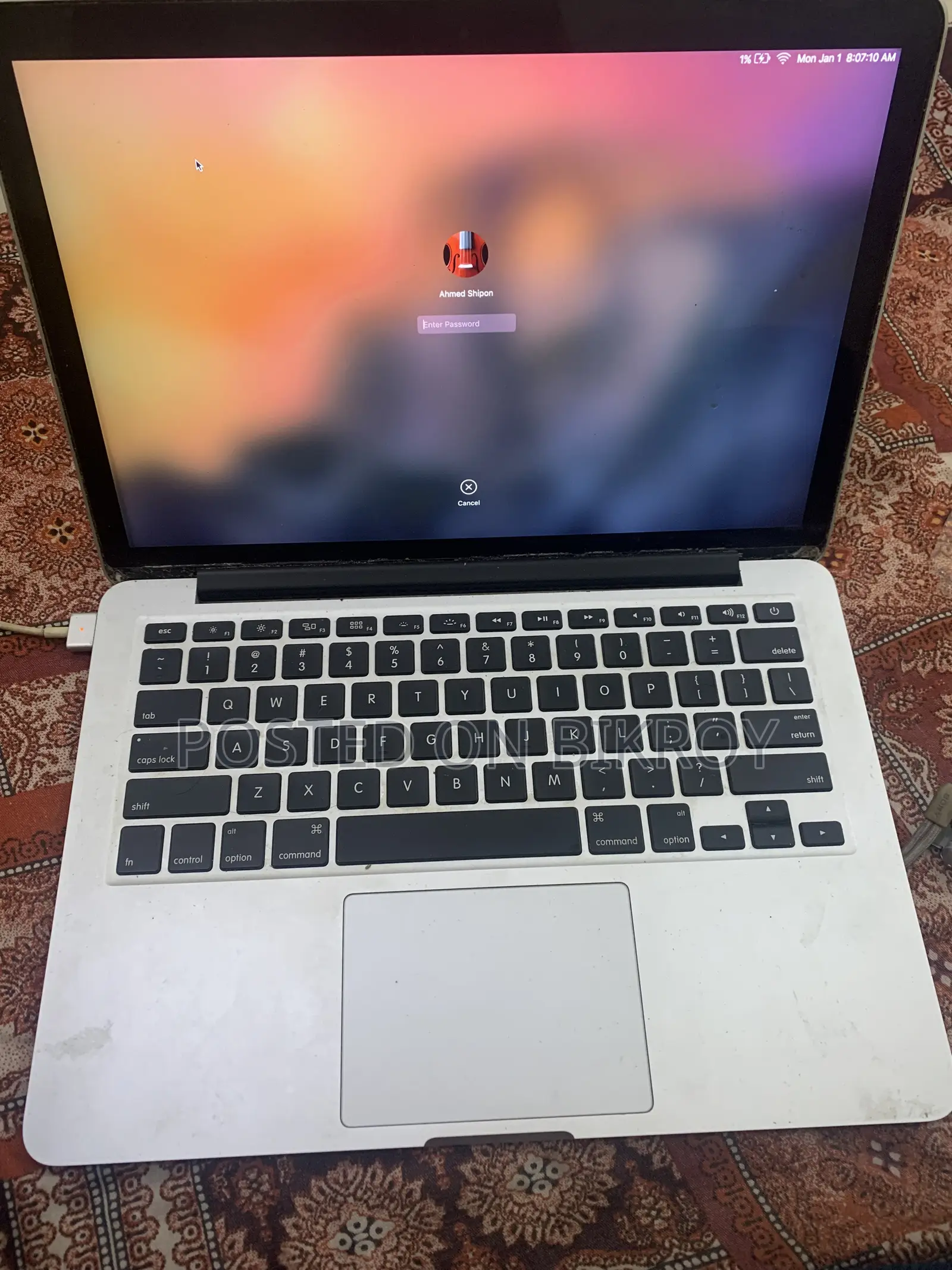 Laptop Apple MacBook 2015 8GB Intel Core I5 SSD 256GB