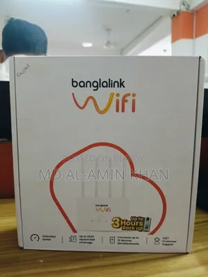 Banglalink 4G WiFi Router (3 Hours Battery Backup + SIM Included)