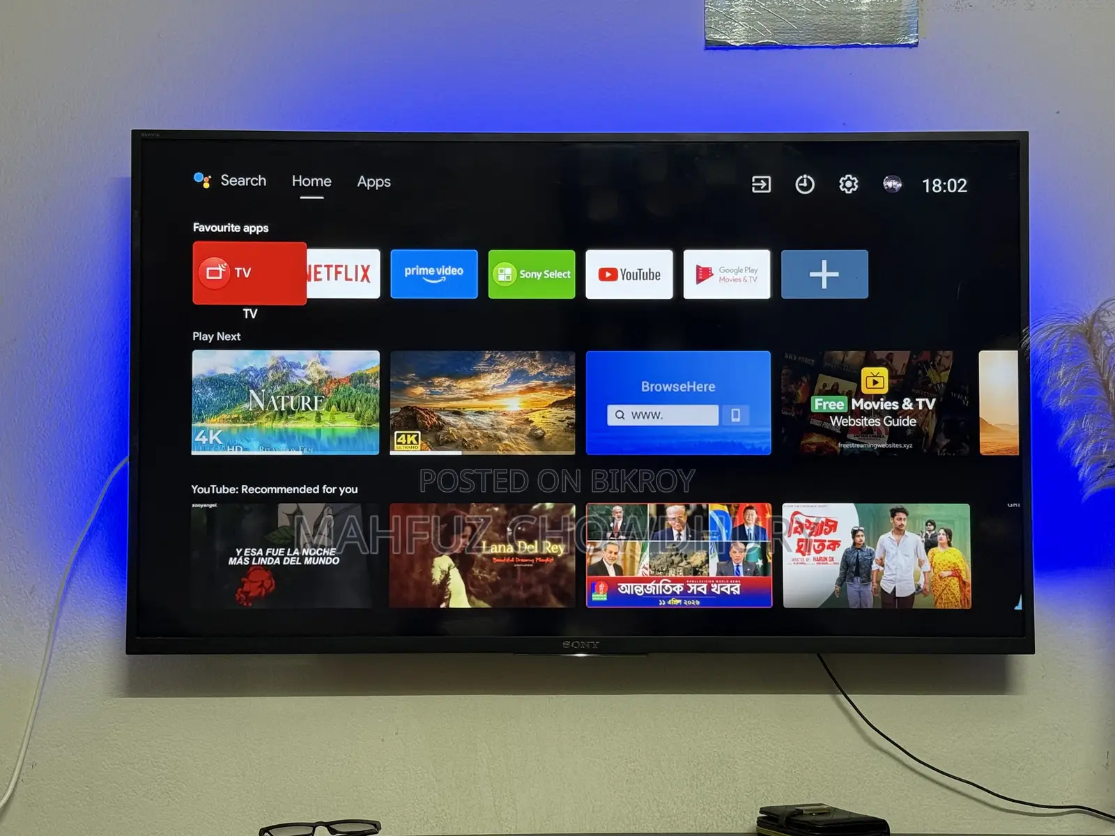 Sony Bravia 43 Inch TV
