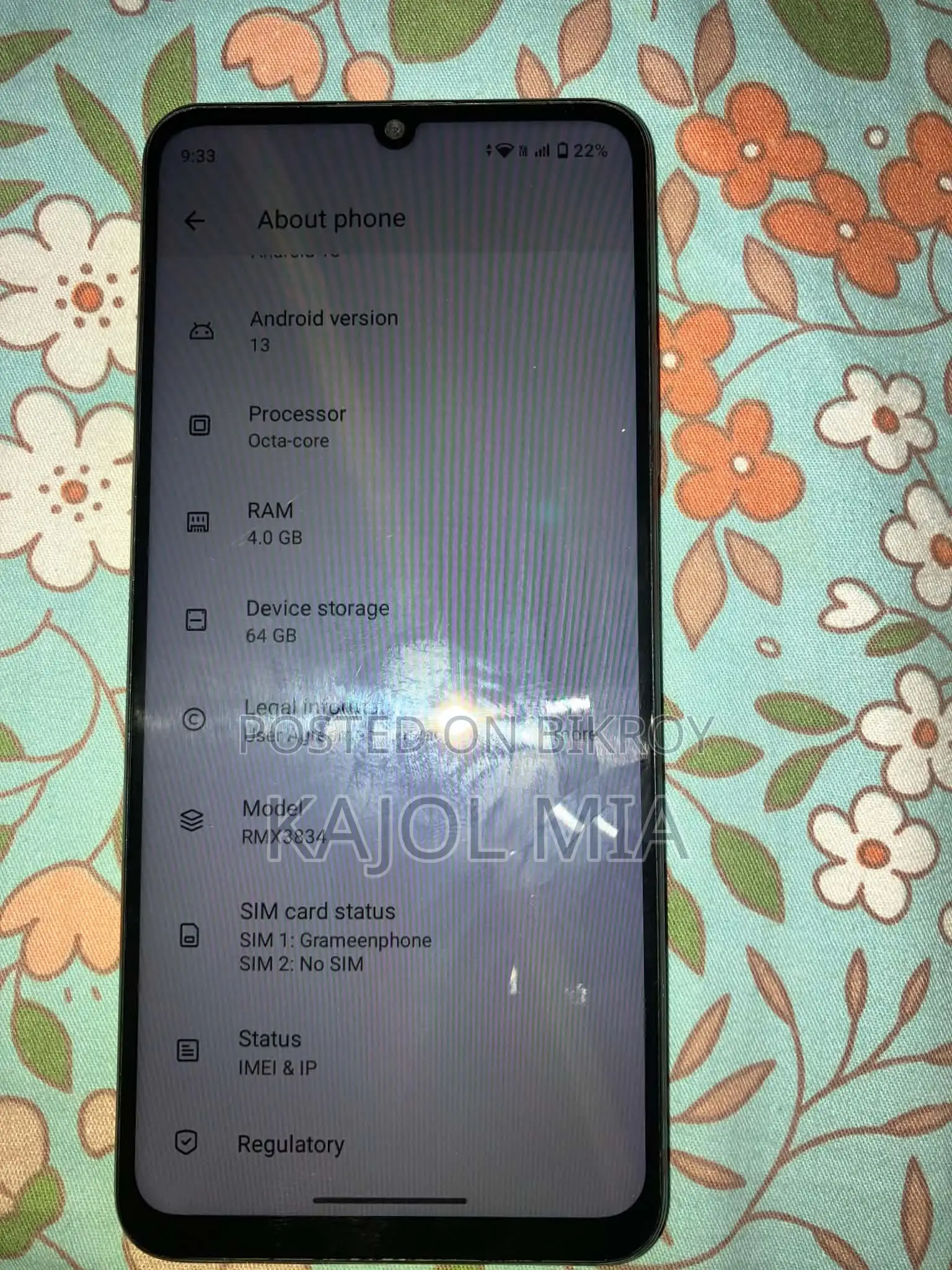 Realme Note 50 64 GB Gray