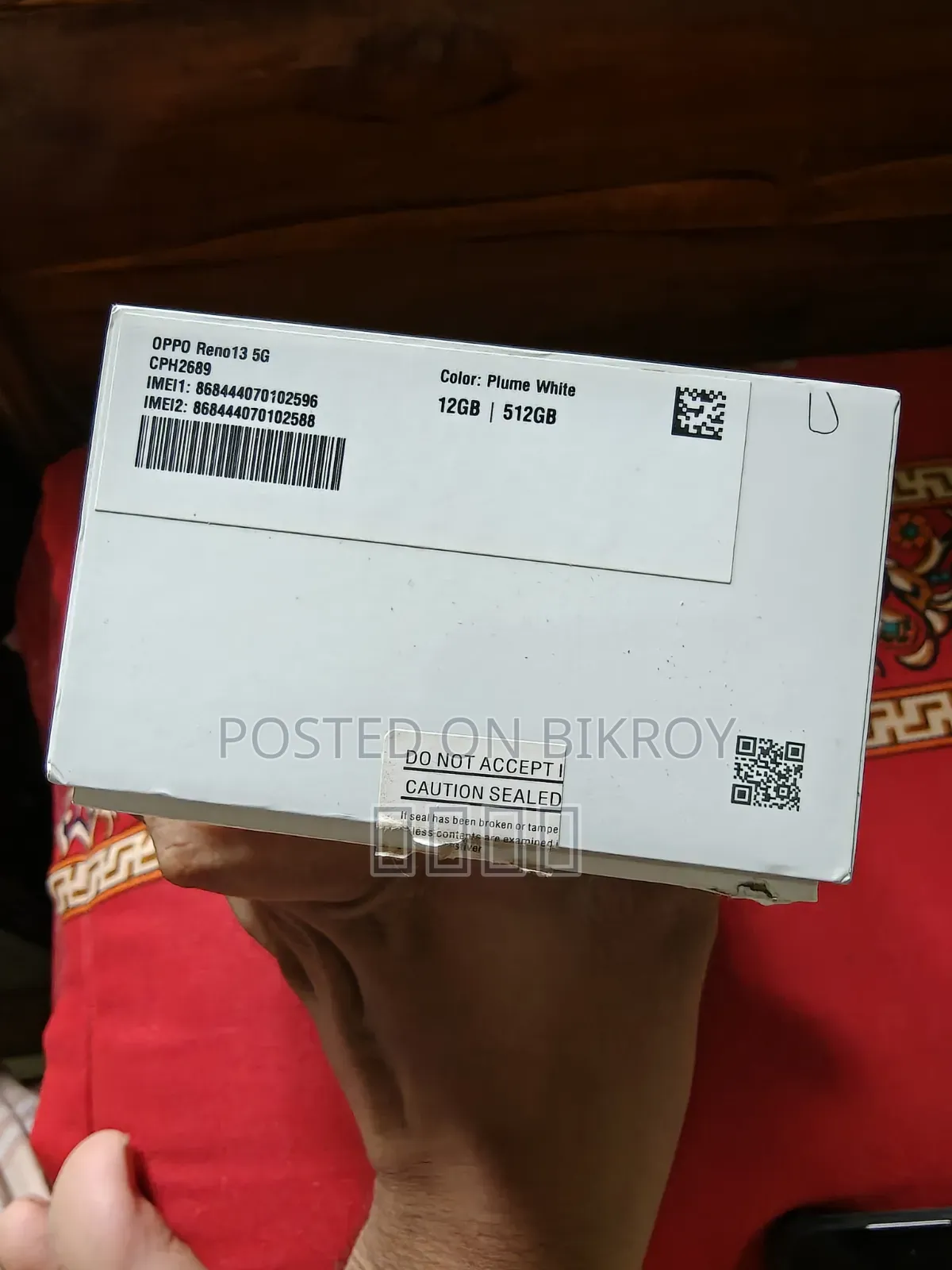 অপ্পো রেনো১৩ ৫জি ২৫৬ জিবি সাদা