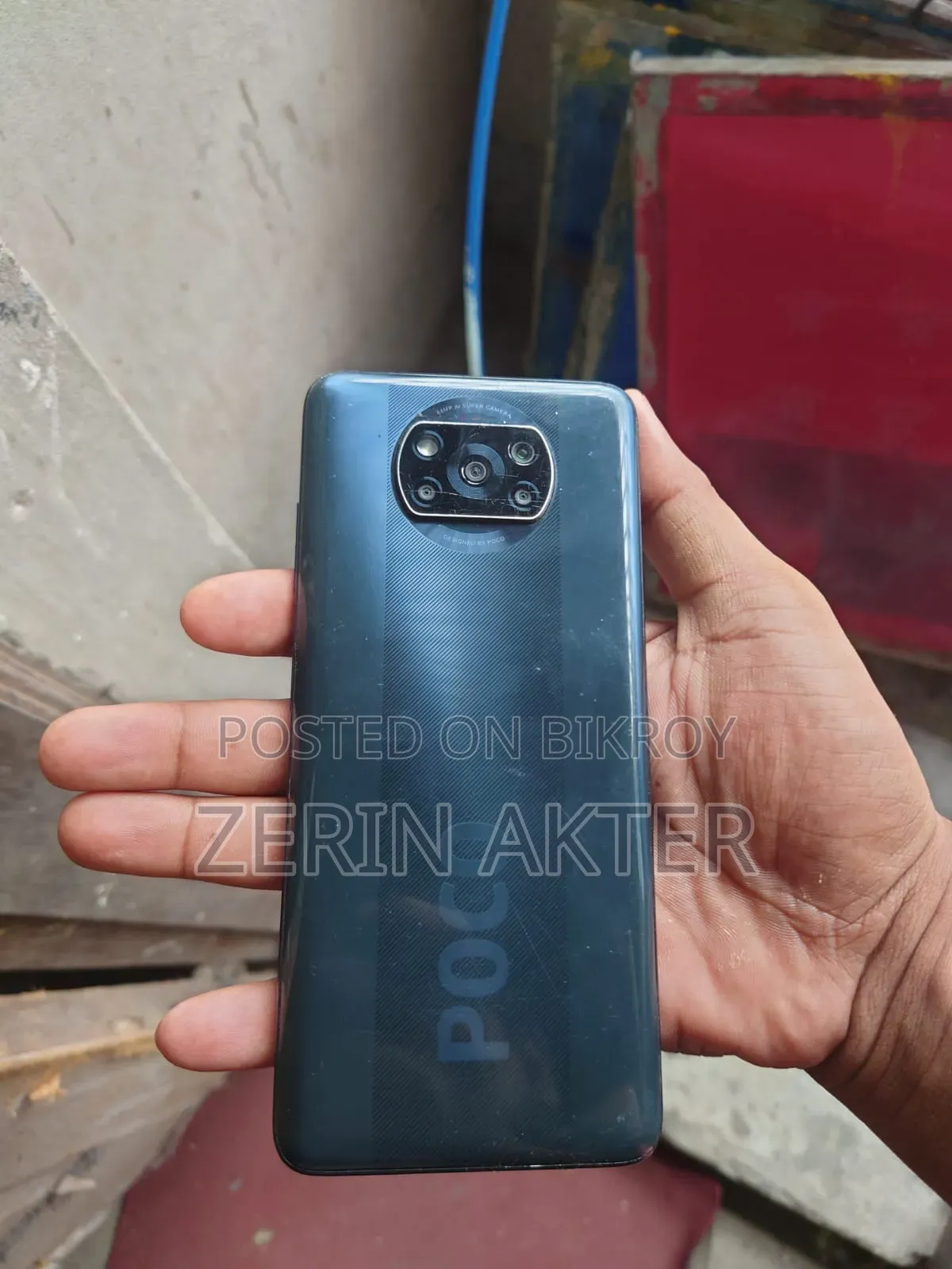 শাওমি পোকো এক্স৩ ৬৪ জিবি নীল