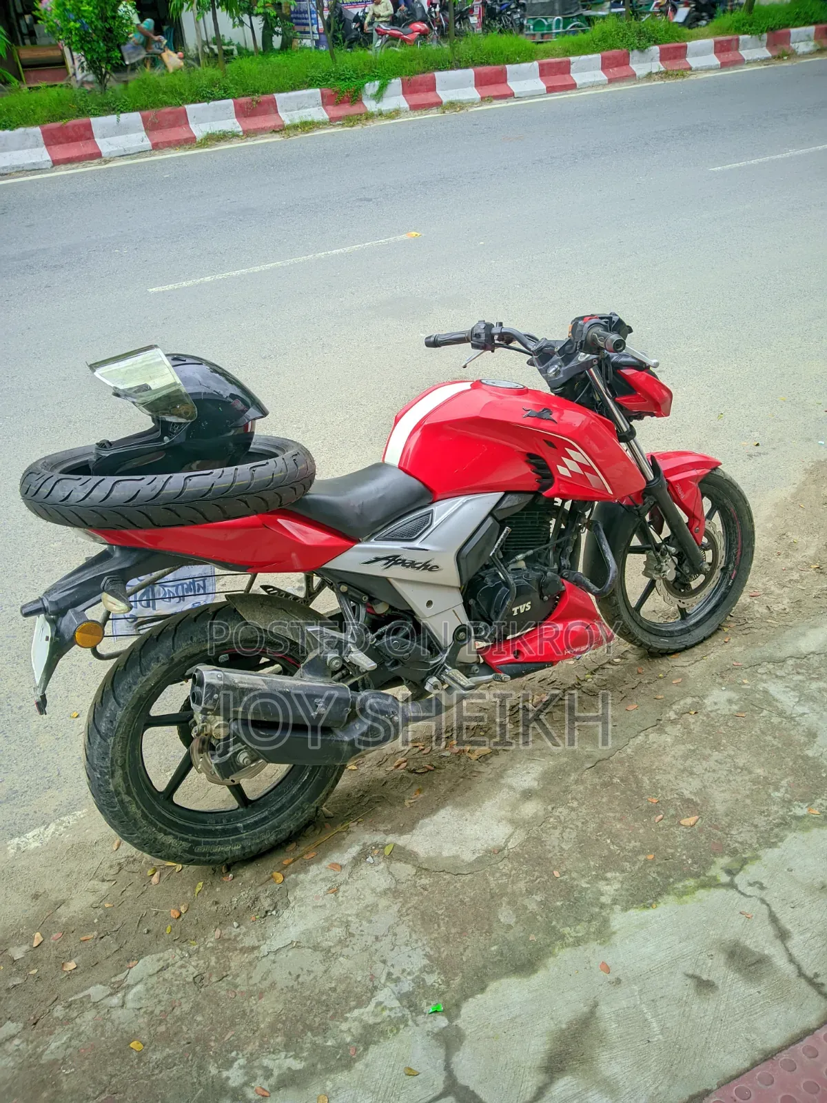 টিভিএস আপাচে আরটিআর ১৬০ ৪ভি ২০২১ রেড