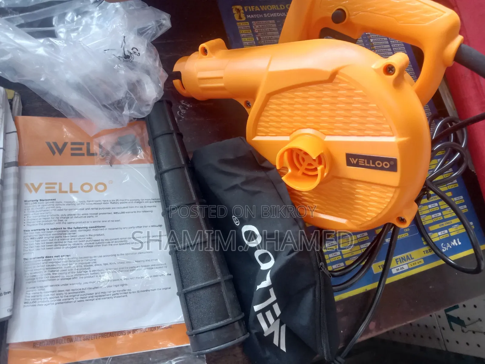 Welloo Electric Hand Blower