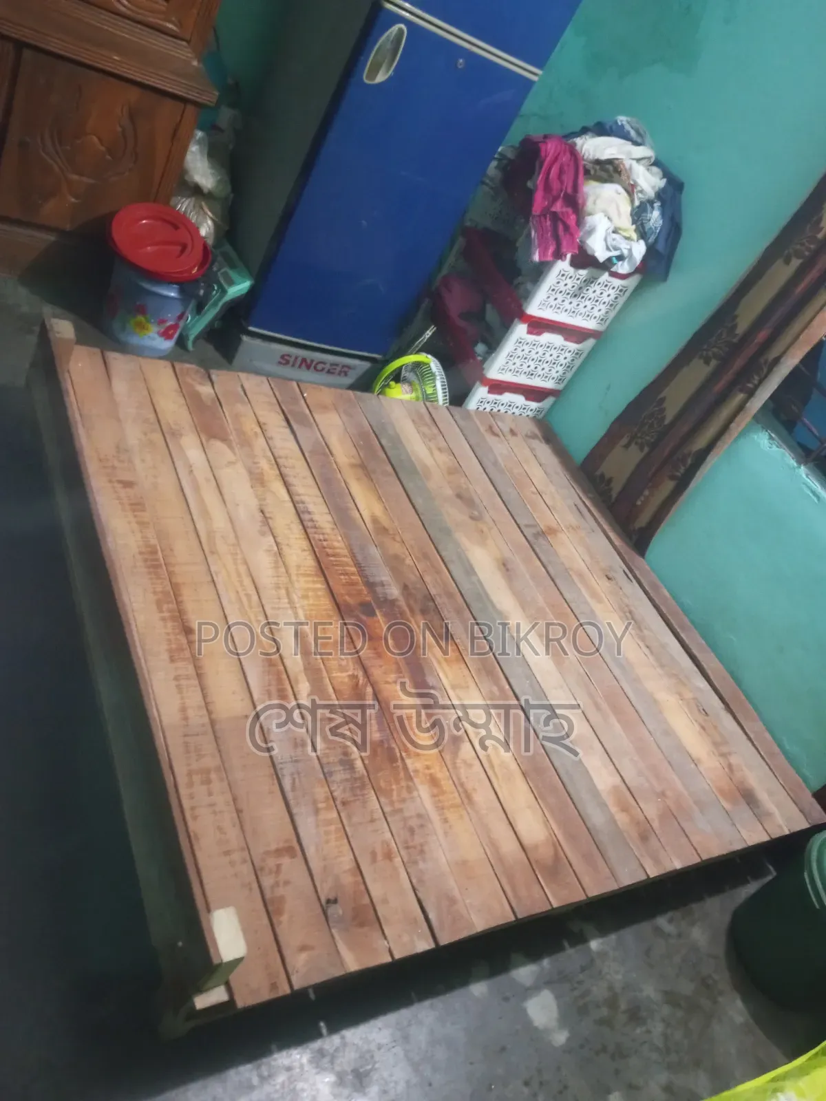 কম দামে মজবুত বড় চৌকি বিক্রি হবে