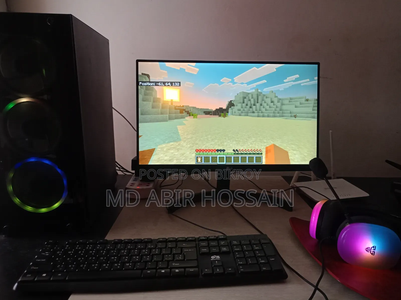 Desktop Computer 8GB AMD HDD+SSD 1.5T