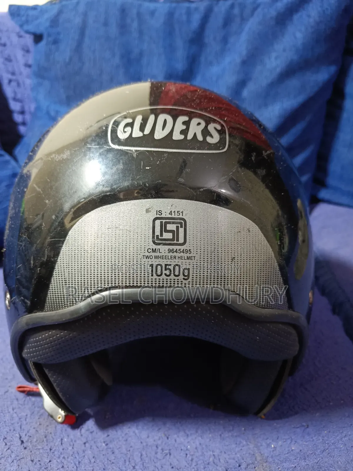 Gliders Half Face Helmet ( With Sun Visor)