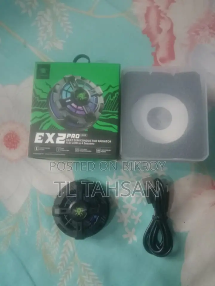 Ex2 Pro Phone Cooler – Full Box, USB Cable Included