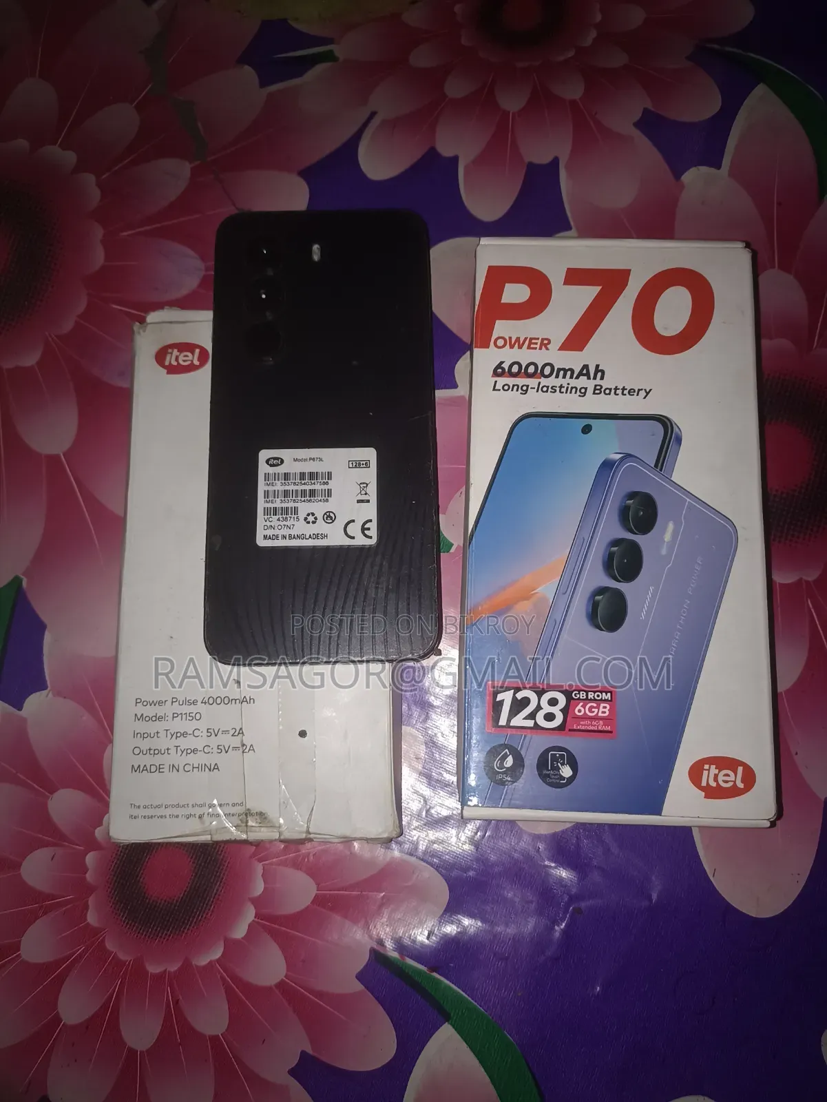 New Itel 128 GB Black