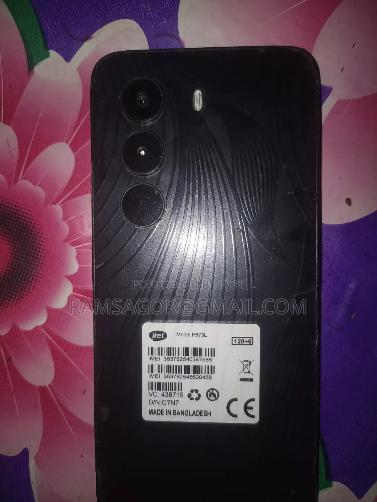 New Itel 128 GB Black