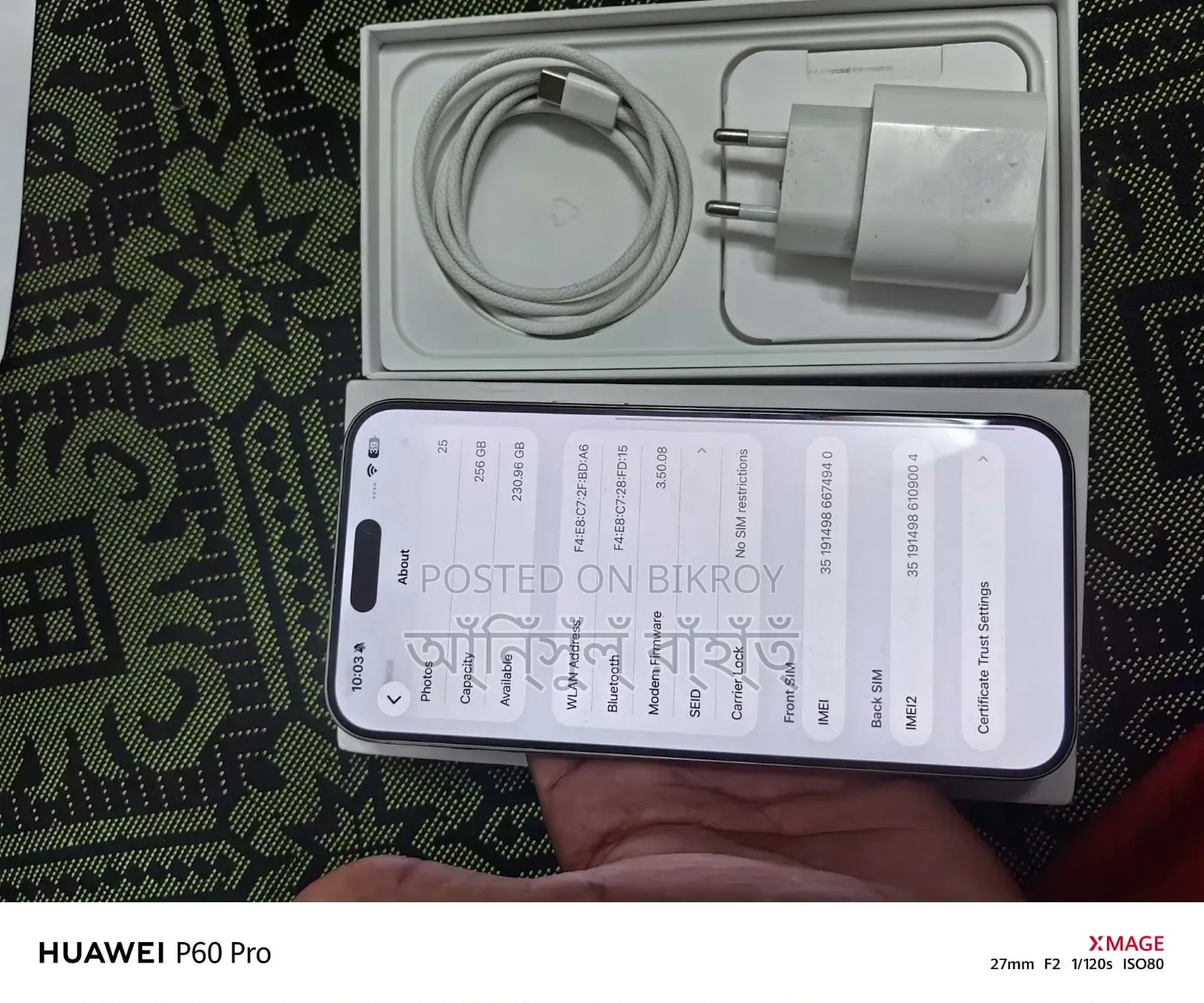 Apple iPhone 15 Pro Max 256 GB Silver