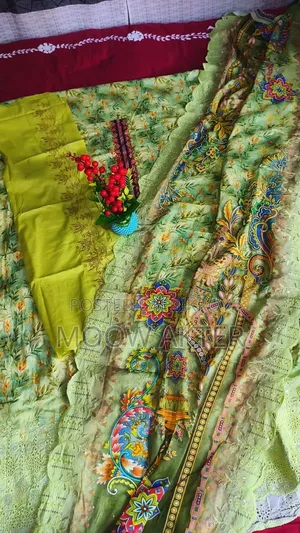 সুতির থ্রি পিস