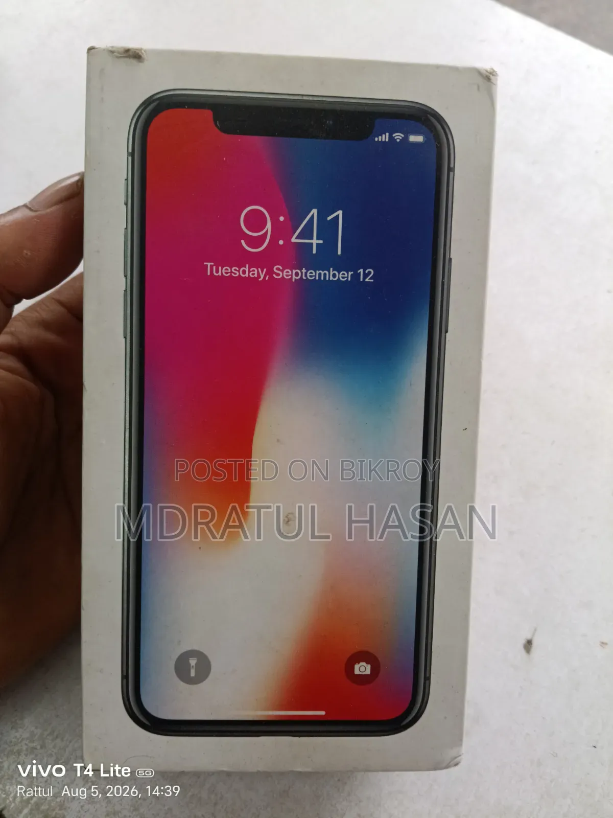 অ্যাপল আইফোন এক্স ৬৪ জিবি ব্ল্যাক