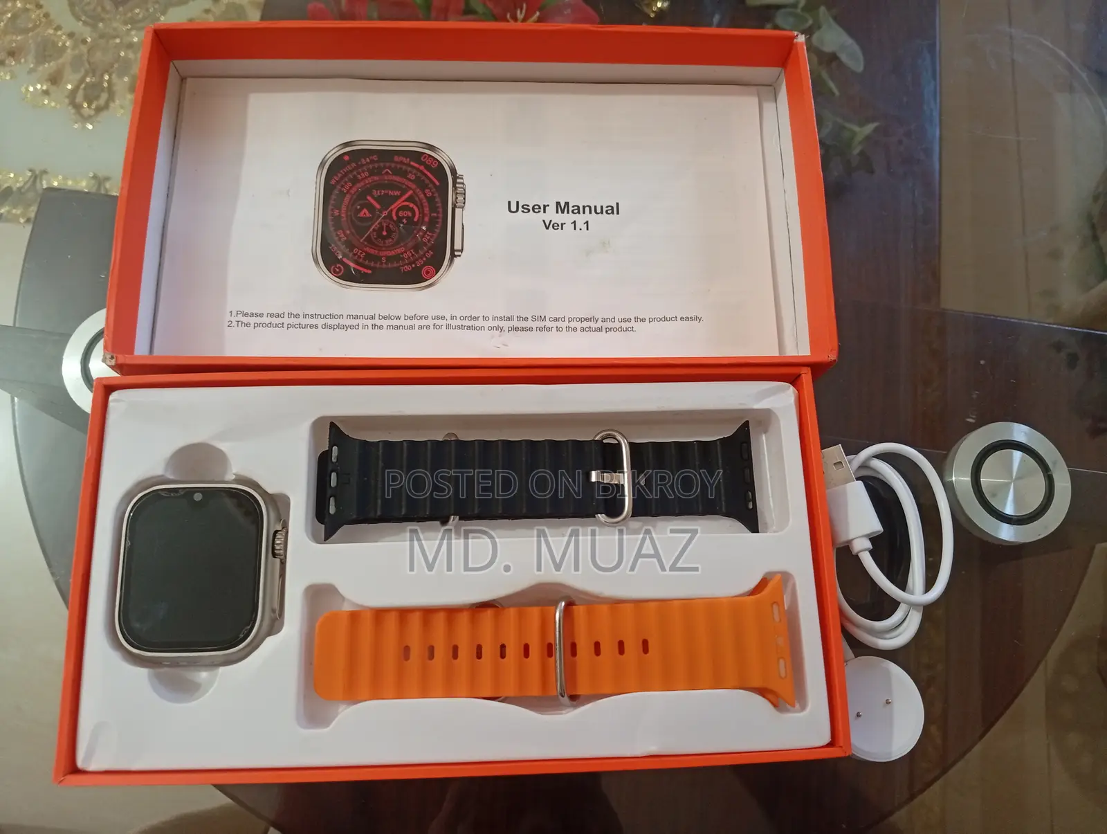 S9 Ultra 5G Android Smart Watch (4/64 GB) - Used Like New