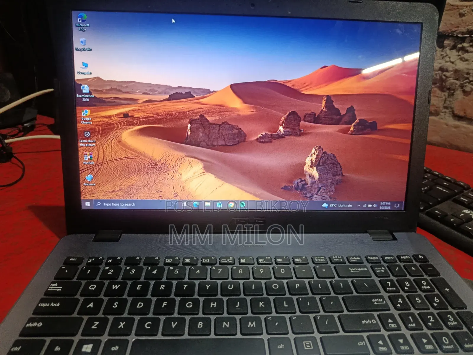 Laptop Asus Vivobook 15 8GB Intel Core i3 SSD 128GB