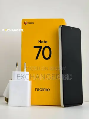 রিয়েলমি নোট ৭০ ৬৪ জিবি গোল্ড