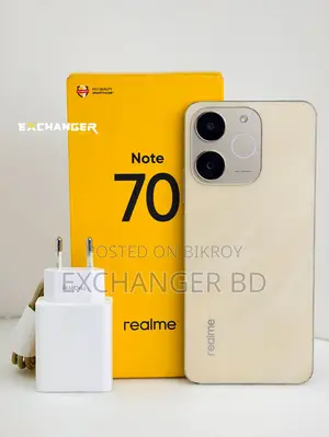 রিয়েলমি নোট ৭০ ৬৪ জিবি গোল্ড