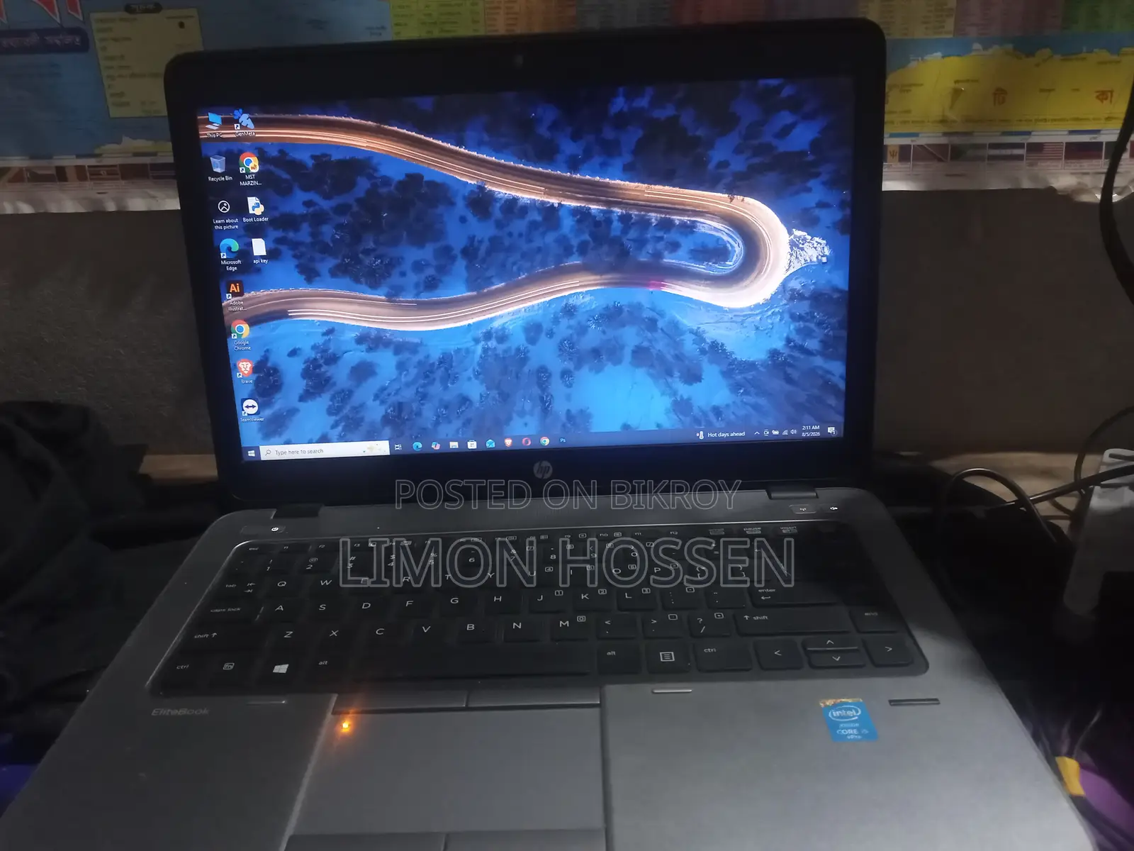 Laptop HP EliteBook 840 G3 8GB Intel Core I5 SSD 128GB