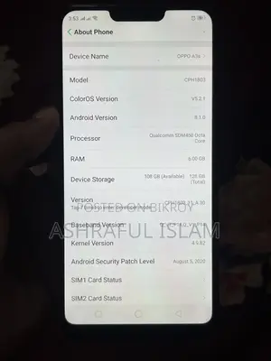 Oppo A3s 256 GB Blue