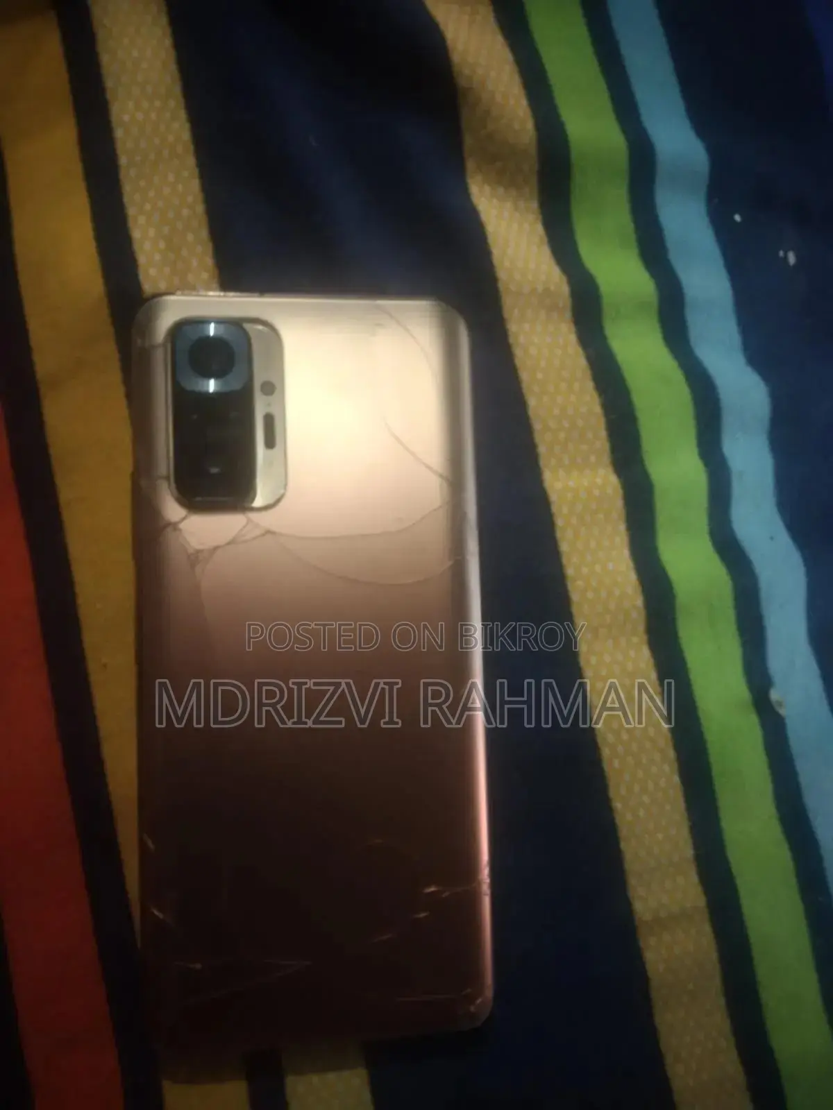 শাওমি রেডমি নোট ১০ প্রো ১২৮ জিবি রোজ গোল্ড