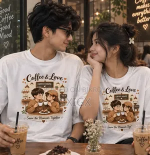 Love in a Sip of Coffee | Coffee Date Couple T-Shirt