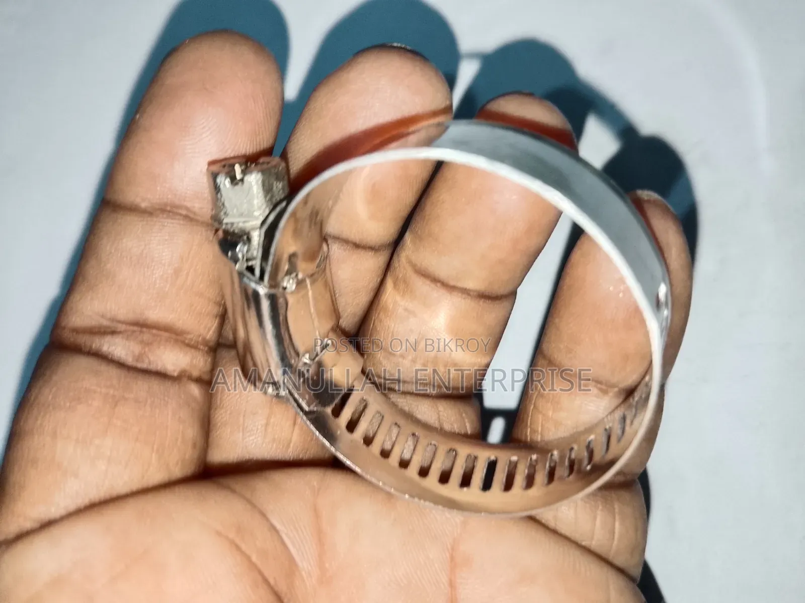Premium Stainless Steel Hose Clamp | Adjustable Worm Gear Pipe Clamp
