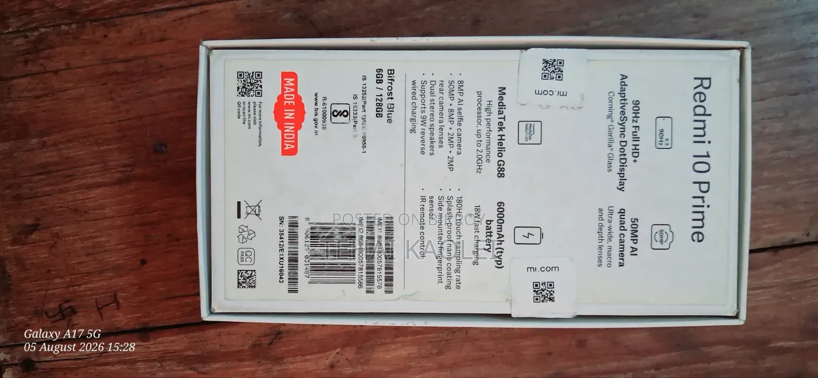 Xiaomi Redmi 10 128 GB Blue
