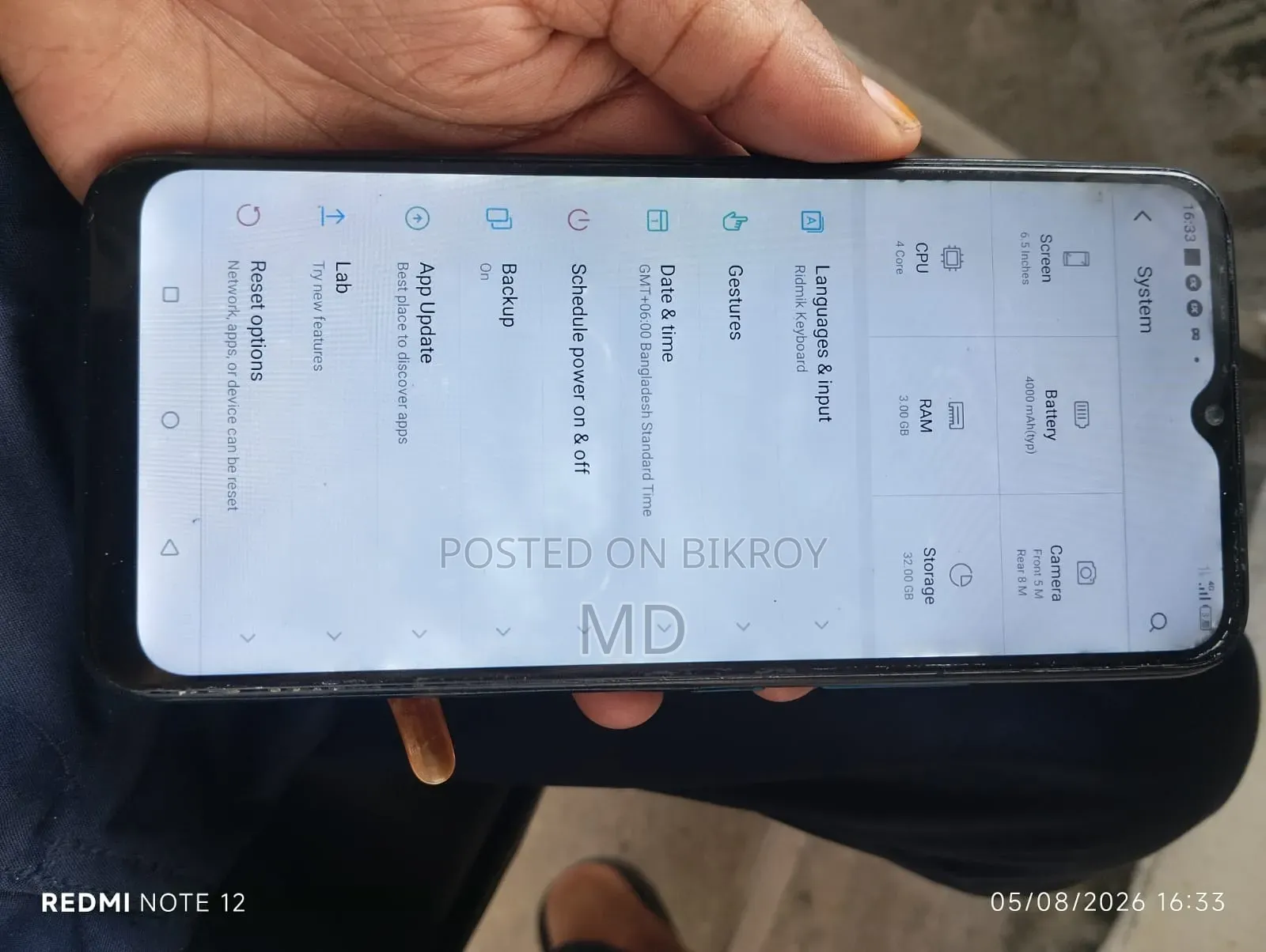 Itel Vision 1 Pro 32 GB Green