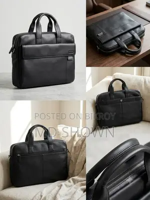 Premium Executive Genuine Leather Laptop Bag (Imported From China)