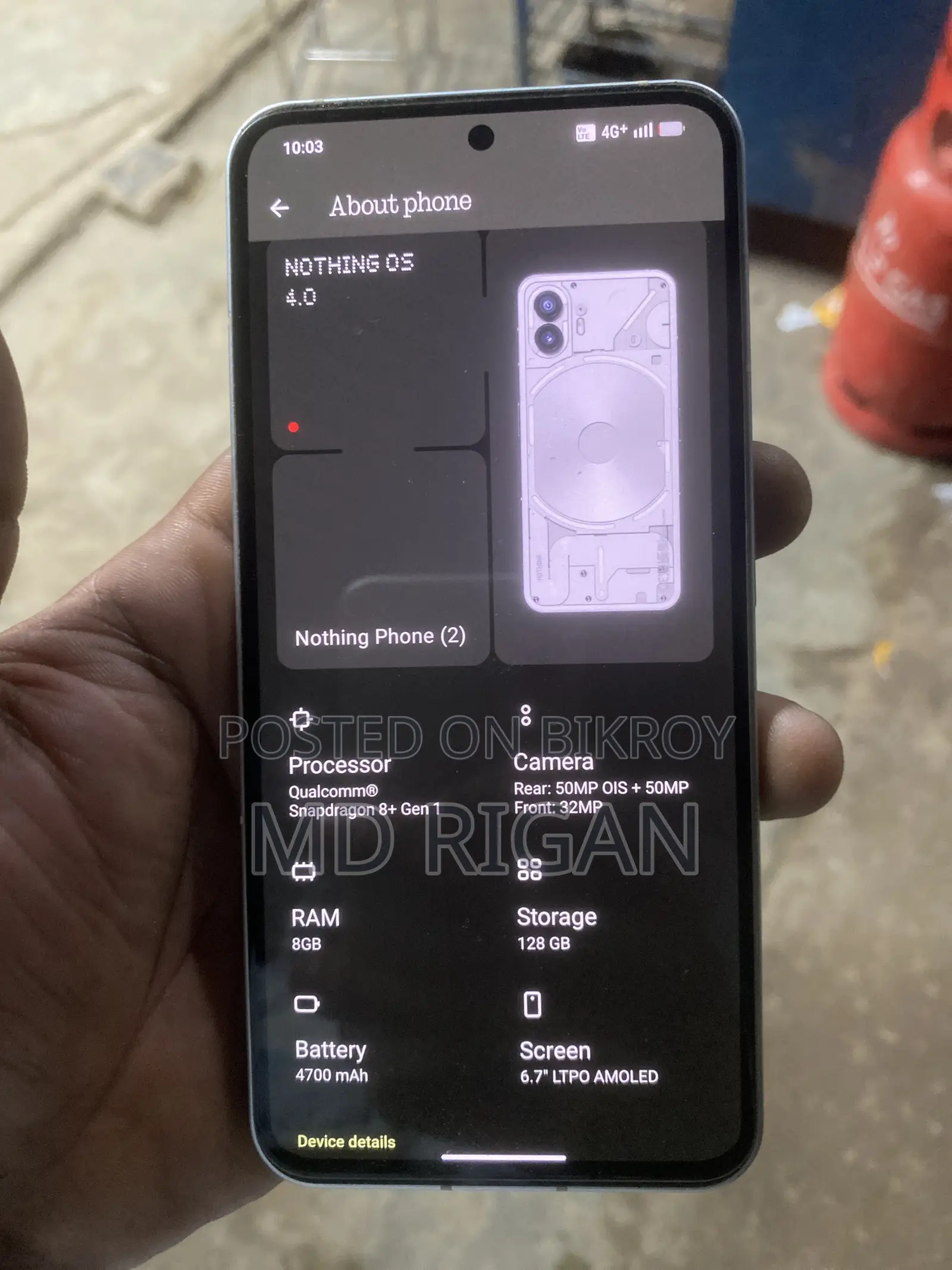 Nothing Phone 2 128 GB White