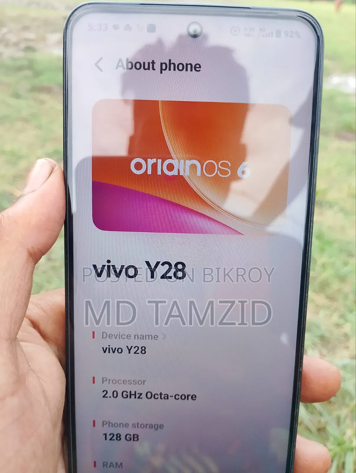 Vivo Y28 128 GB Black
