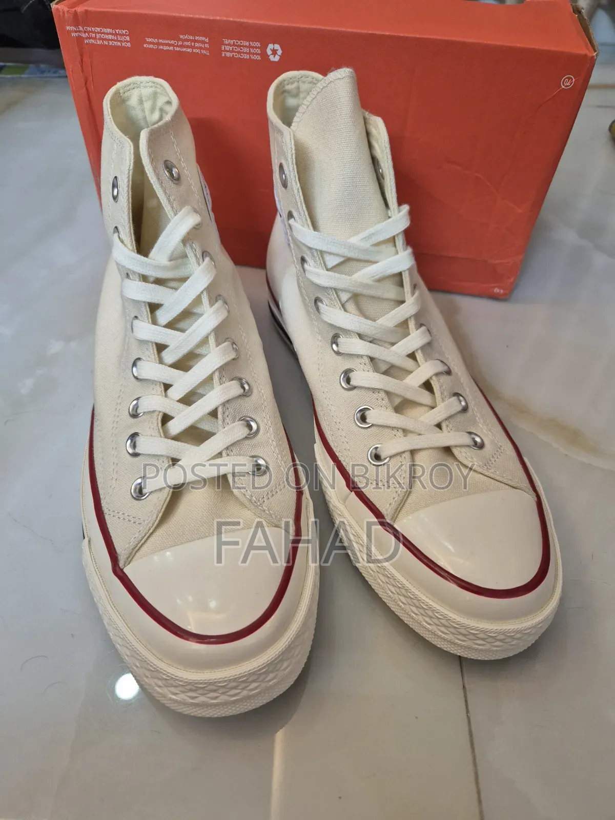 Original New Converse 70, Cream High Top
