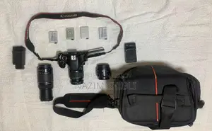 Canon 600D DSLR Complete Kit W/ BIG 55-250mm Telephoto Zoom + 4 Batts