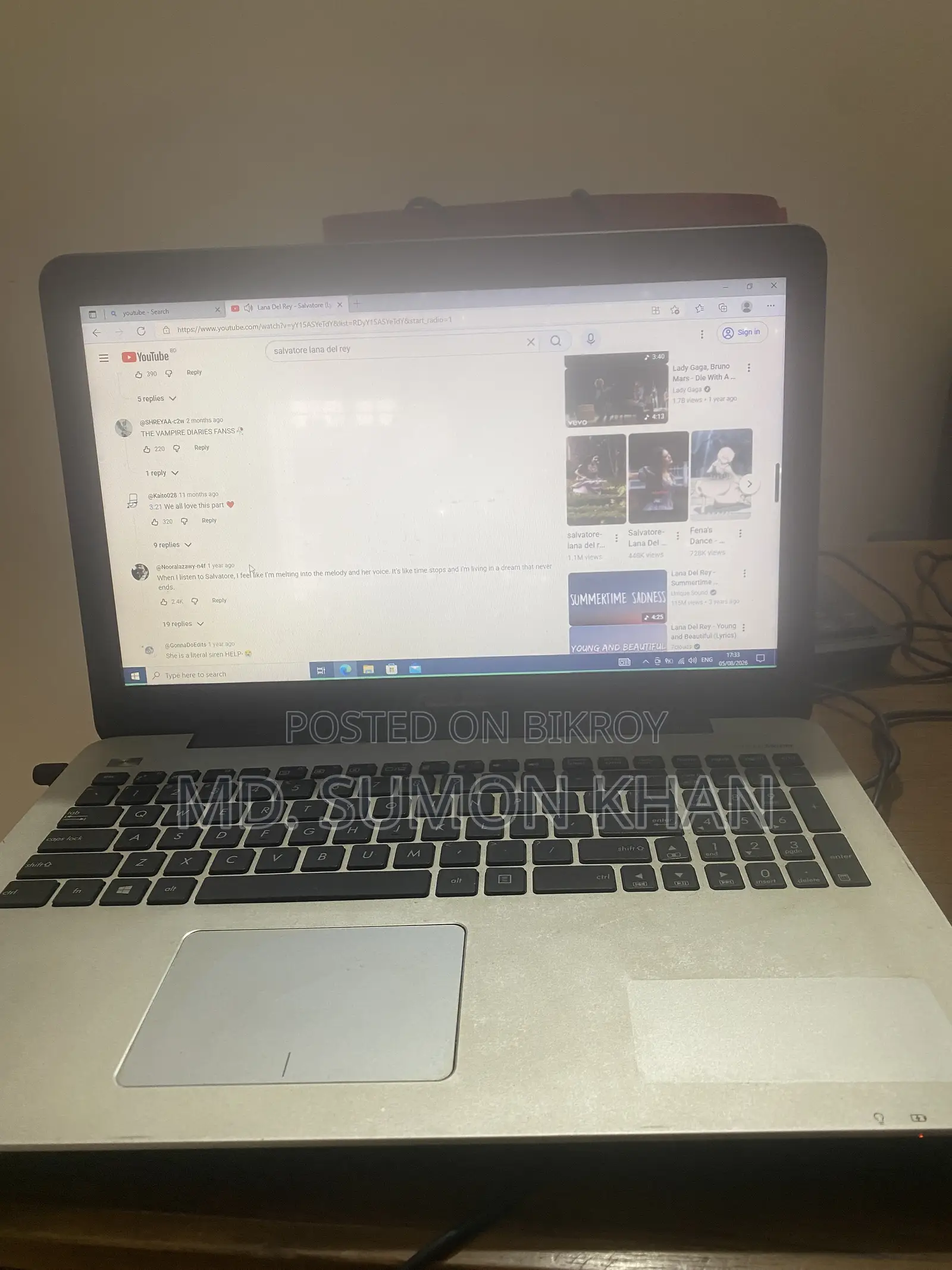 Laptop Asus K555LD 4GB Intel Core i5 SSD 1TB