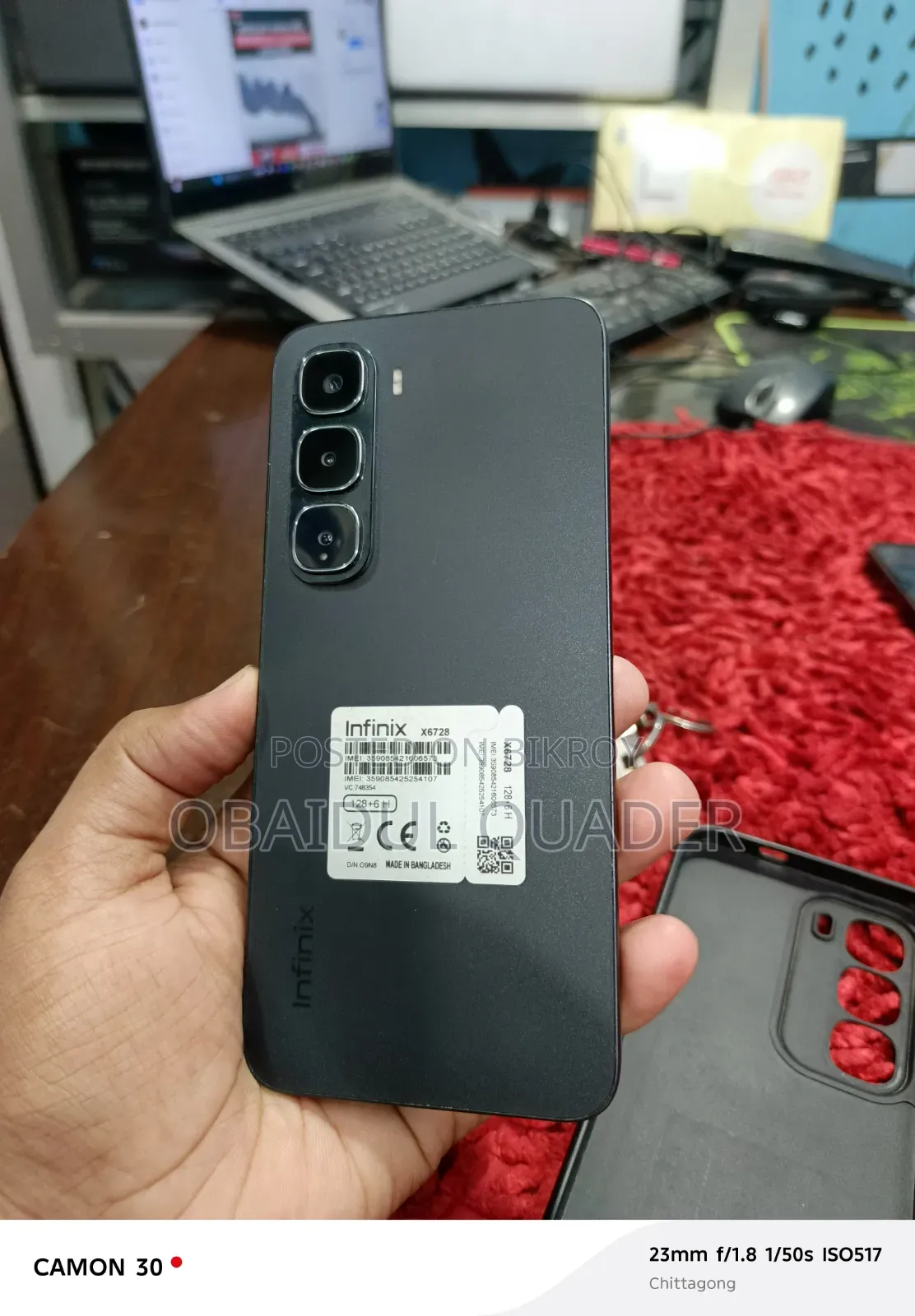 Infinix Hot 60i 128 GB Black
