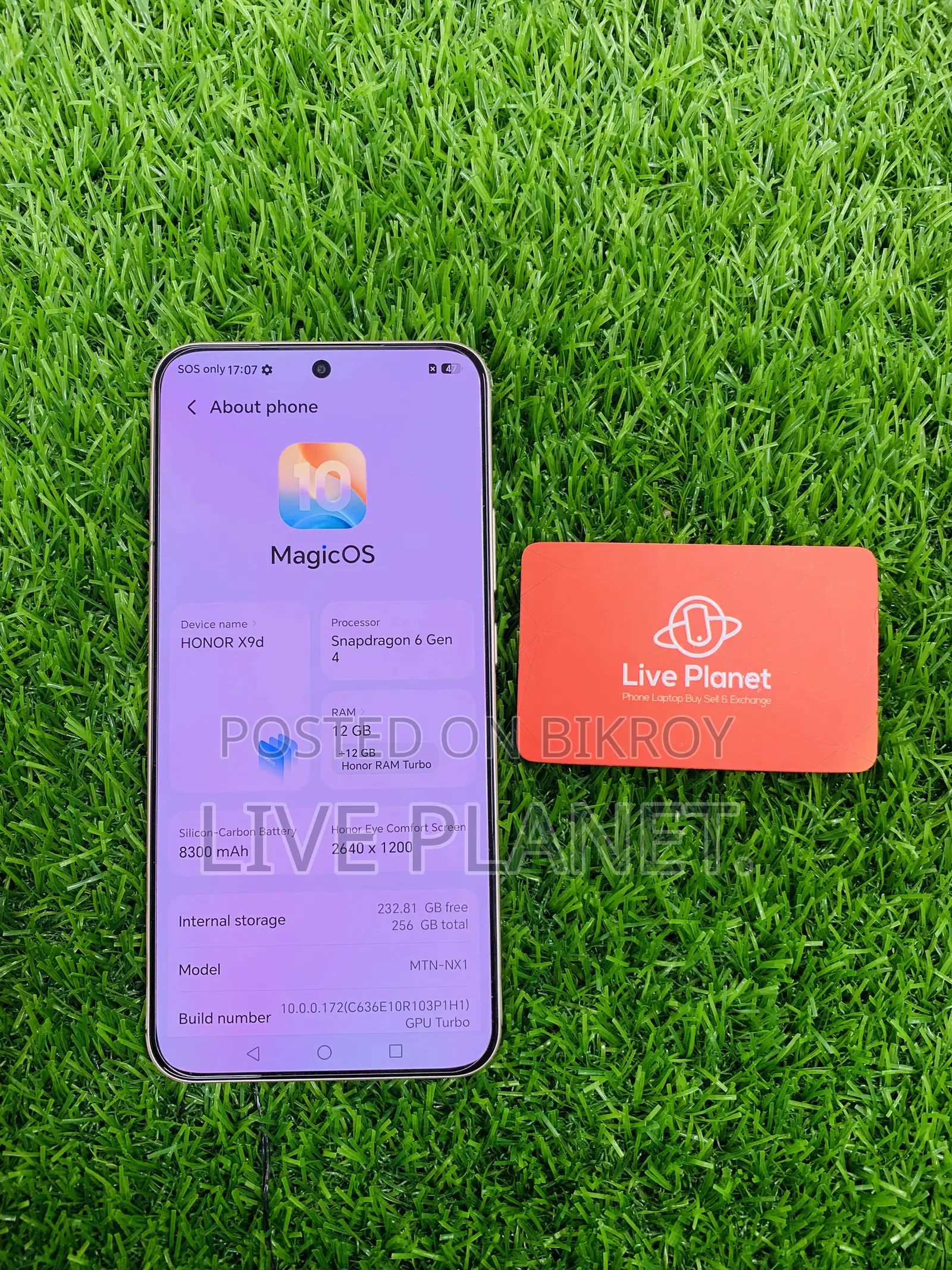 Honor X9b 5G 256 GB Gray
